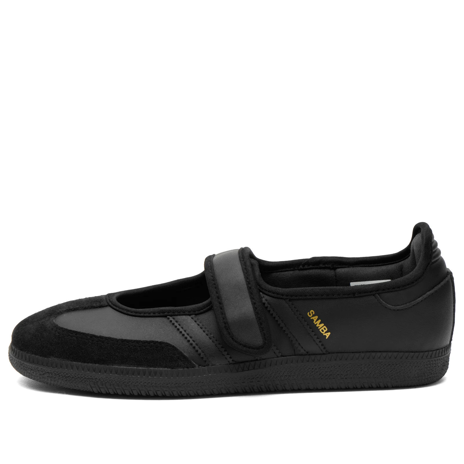 Adidas Women's Samba Jane Sneaker in Core Black/Core Black/Core Black, Size UK 5.5 | END. Clothing