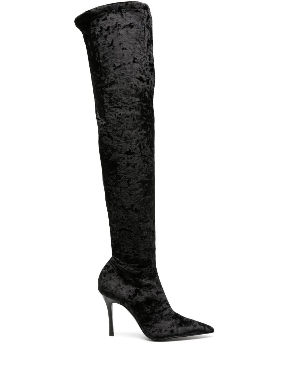 Arteana over-the-knee velvet boots - Black | Farfetch Global
