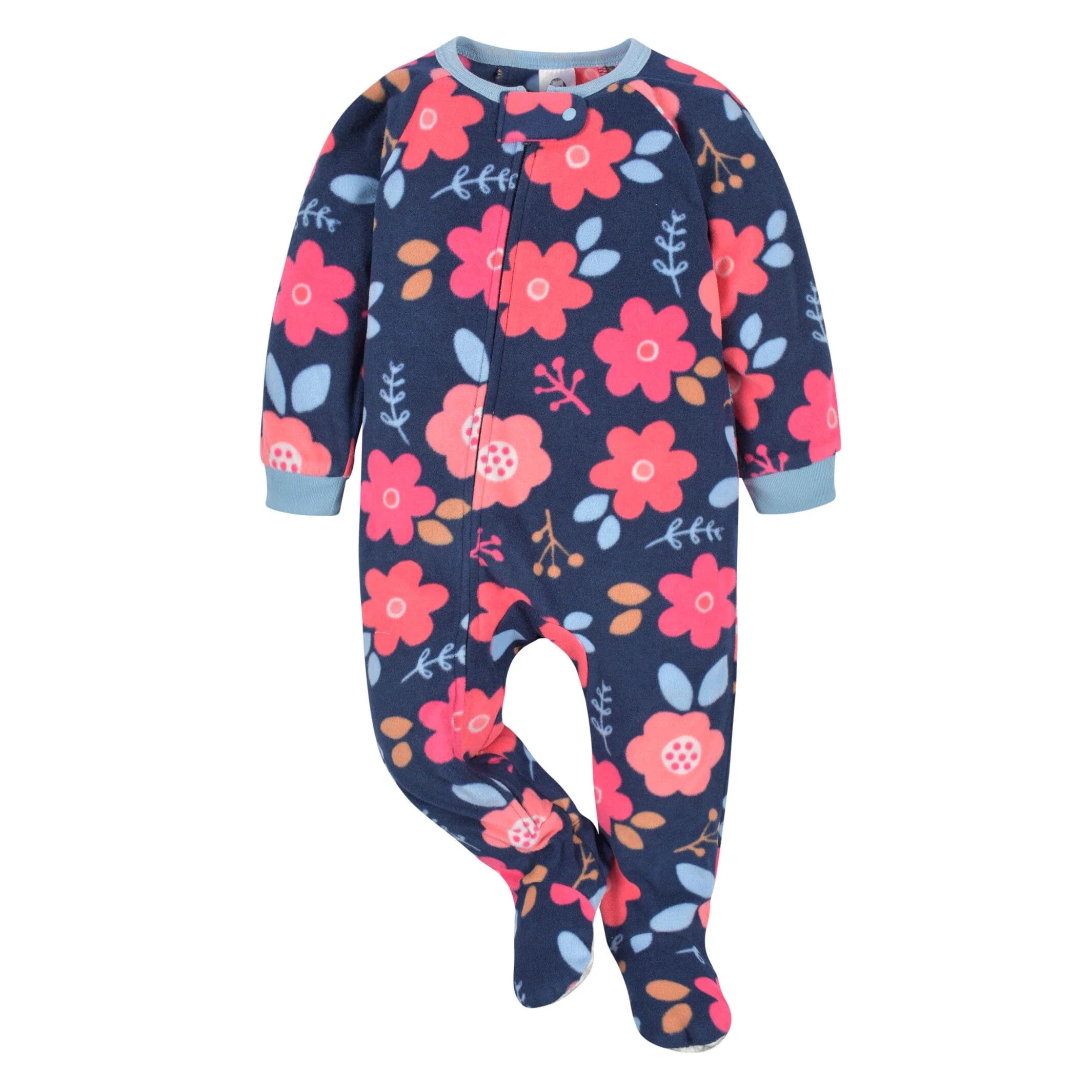 Infant & Toddler Girls Floral Fleece Pajamas | Gerber Childrenswear