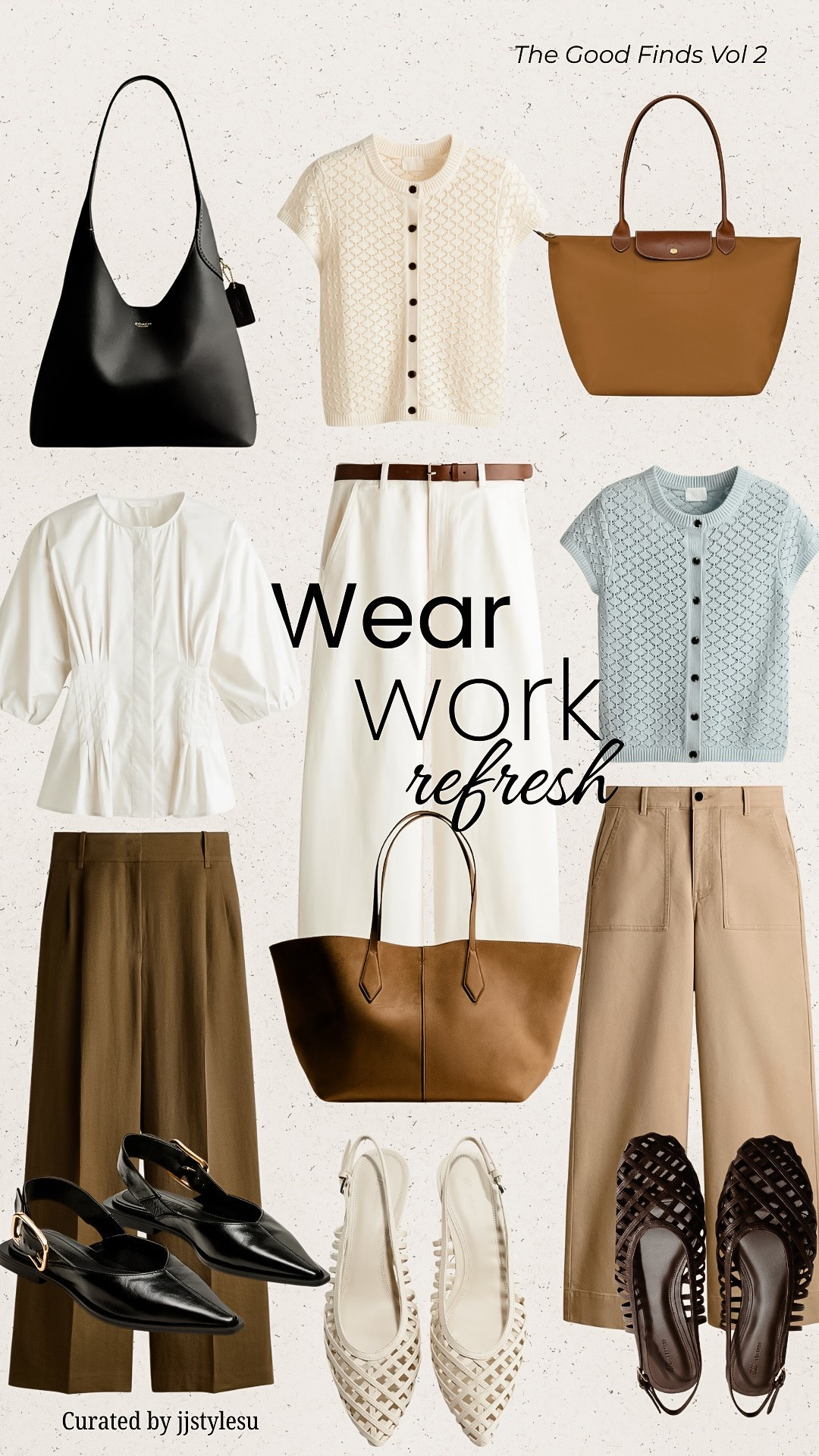 Workwear refresh, but make it chic. 🤎✨ Curated pieces that instantly elevate your 9-to-5—from polished flats and versatile trousers to timeless bags you’ll reach for on repeat. 






#LTKWorkwear #WorkwearRefresh #OfficeStyle #BusinessCasual #CapsuleWardrobe #StyleEdit #SummerWorkwear #LTKStyle #NeutralStyle #WearToWork
#WorkWear #WorkOutfits

#LTKootd #LTKSaleAlert #LTKWorkwear