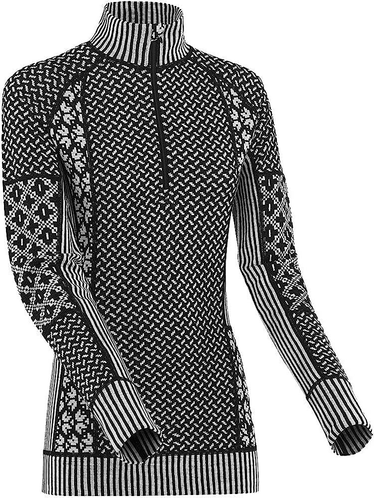 Kari Traa Women's Smekker Half-Zip Baselayer Top - Premium 100% Merino Wool Fitted Long Sleeve Shirt | Amazon (US)