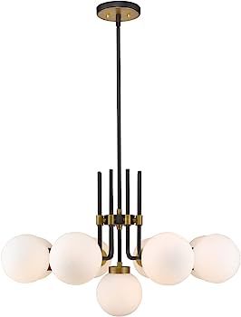 Z-Lite 477-9MB-OBR Parsons - 9 Light Chandelier in Retro Style - 32 Inches Wide by 97.75 Inches H... | Amazon (US)