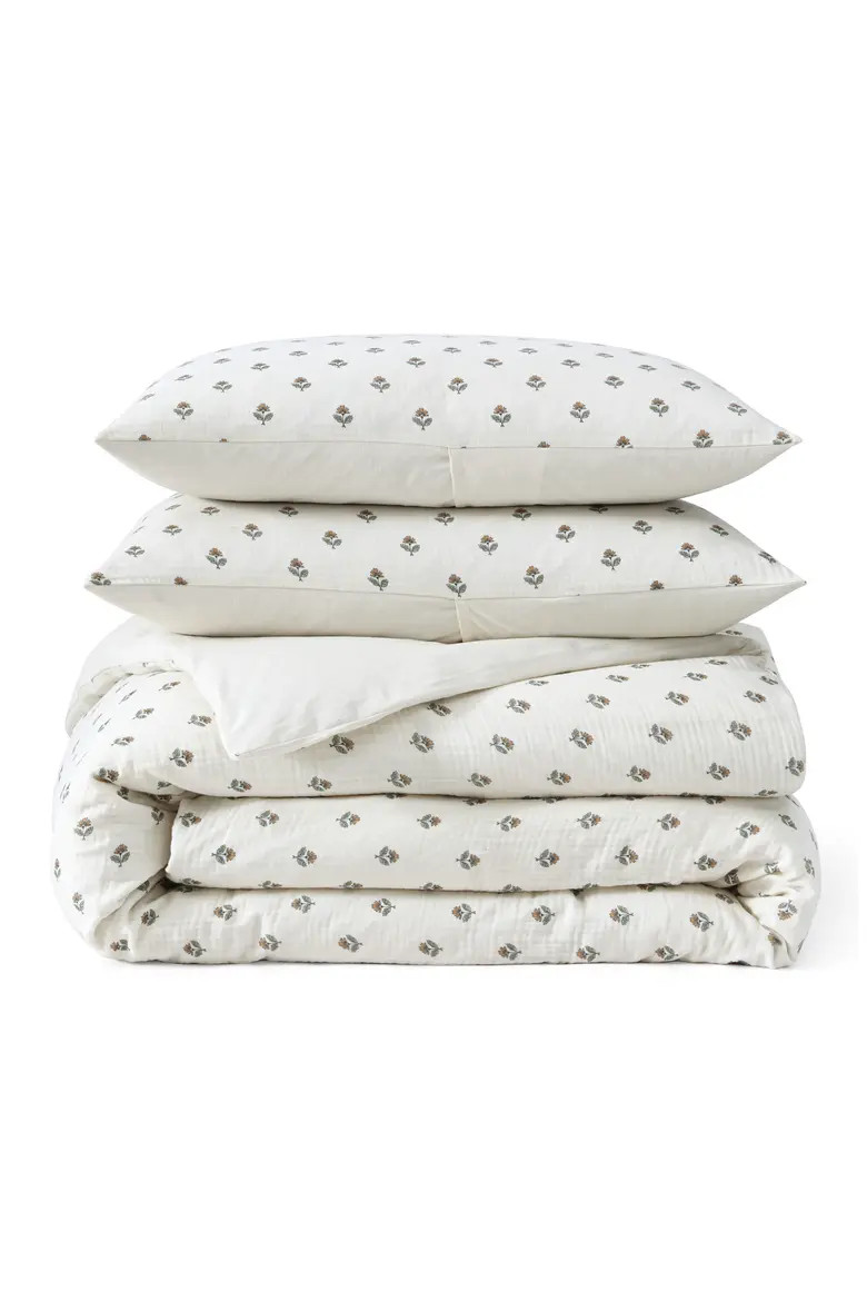 Block Print Gauze Comforter & Shams Set | Nordstrom | Nordstrom