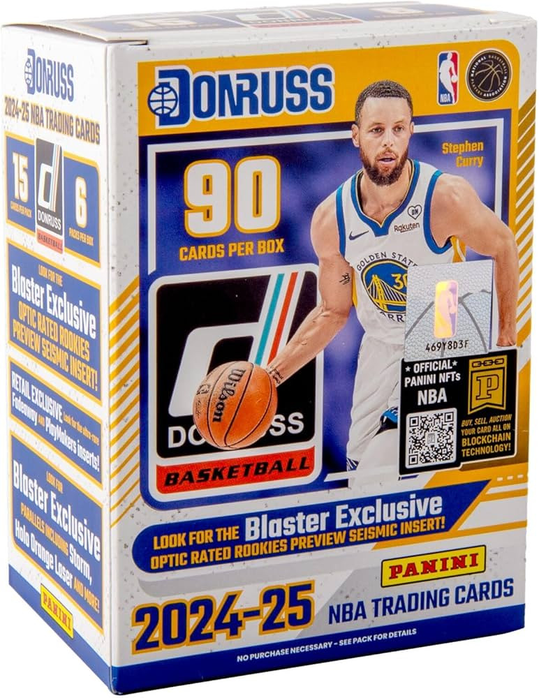 2024–25 Panini Donruss Basketball Blaster Box – Official NBA Trading Cards – Includes Rated... | Amazon (US)