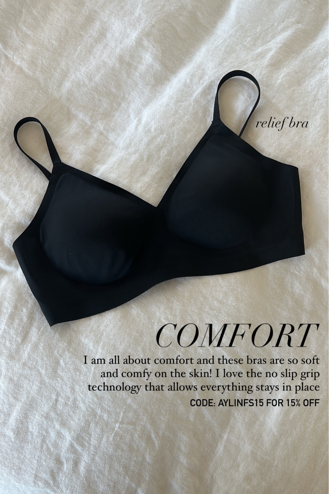 Use code : AYLINFS15 for 15% off ✨ You know I’m all about comfort and these  are so soft and comfy on the skin! I love the no slip grip technology that allows everything stays in place @joinEBY  #ebypartner #ebyempowerment #sponsored #stylinbyaylin

