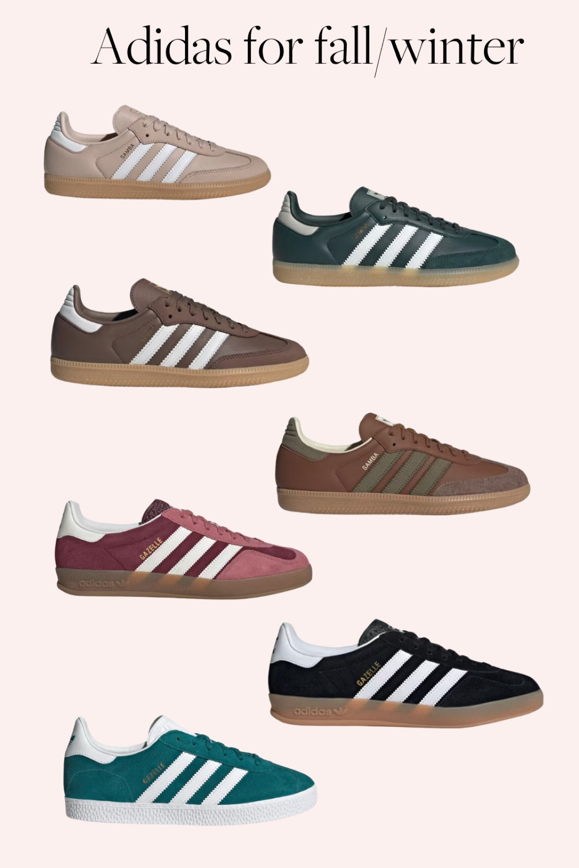 I love these updated Adidas styles for fall! New colors, different textures- perfect for those looking for new fall sneakers 

#LTKShoeCrush #LTKSeasonal #LTKActive