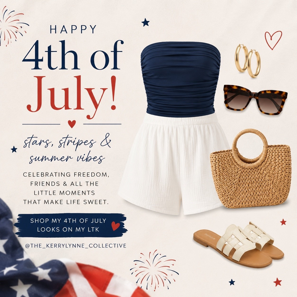 🇺🇸✨ Red, white & ready for summer. ✨🇺🇸

Wishing everyone a safe, joyful, and meaningful Fourth of July! ❤️🤍💙

Whether you’re celebrating at the lake, hosting a backyard BBQ, watching fireworks, or spending time with the people who matter most, I hope your day is filled with gratitude, sunshine, and great memories.

If you’re still looking for the perfect festive outfit, I’ve rounded up some of my favorite patriotic-inspired looks on my LTK—from effortless matching sets to accessories you’ll wear all summer long.

🛍️ Shop all of my Fourth of July favorites by following @the_kerrylynne_collective on LTK.

Here’s to celebrating freedom, making memories, and soaking up every moment of summer. 🇺🇸☀️

#FourthOfJuly #HappyFourth #LTKStyle #LTKCreator #AmazonFashion