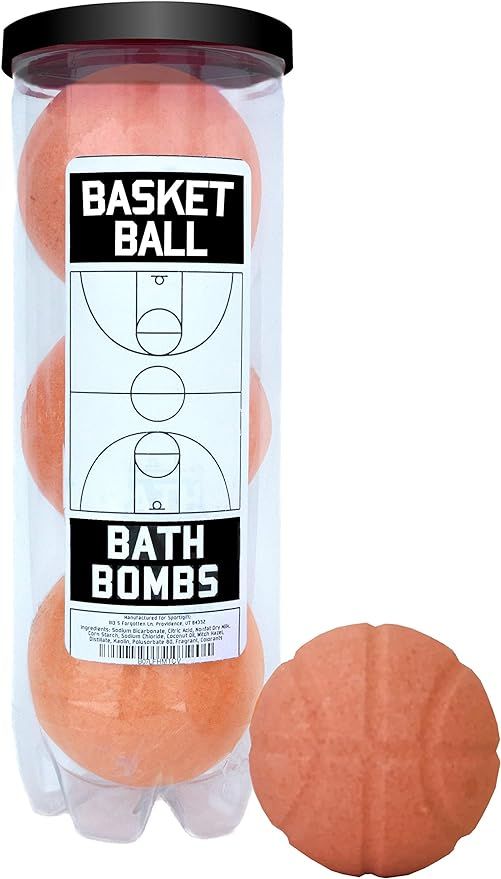Basketball Bath Bombs - 3 Pack - Basketball Gifts for Boys & Girls, Basketball Accessories for Bo... | Amazon (US)