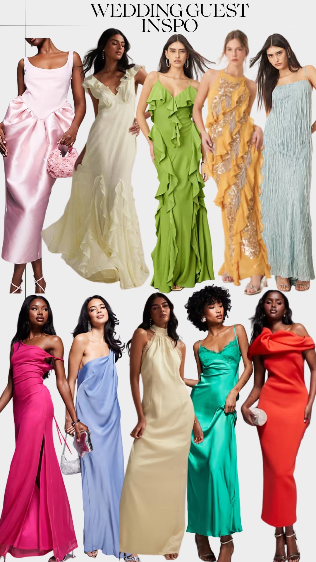 Wedding guest 
Wedding guest dress
Bright colors
Bold colors 
Summer dresses 


#LTKSeasonal #LTKWedding #LTKFindsUnder100