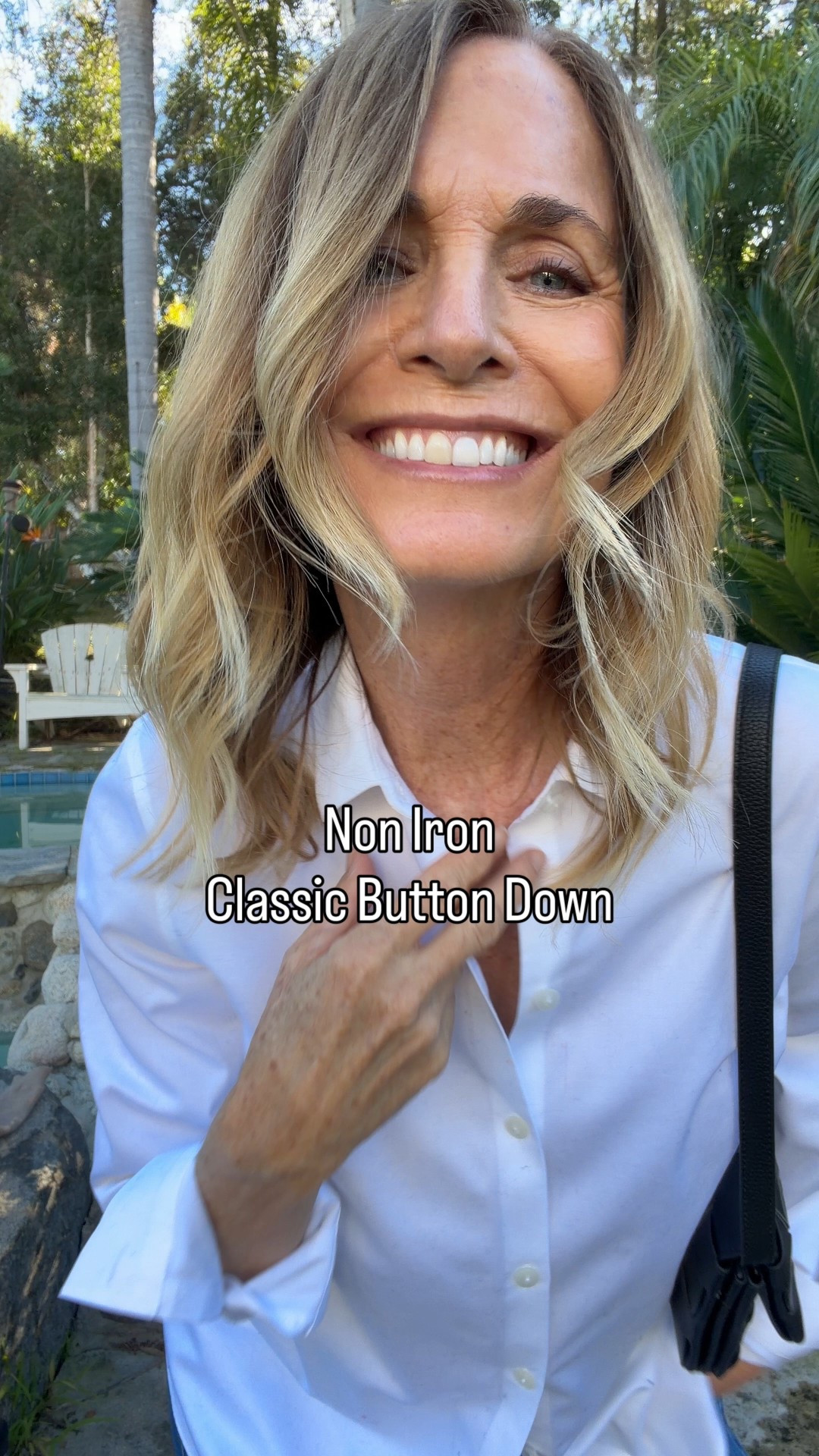 Non-iron classic white button-down shirt! styled with comfy jeans and black penny loafers. @J.Jill 

#LTKootd #LTKOver40 #LTKgrwm