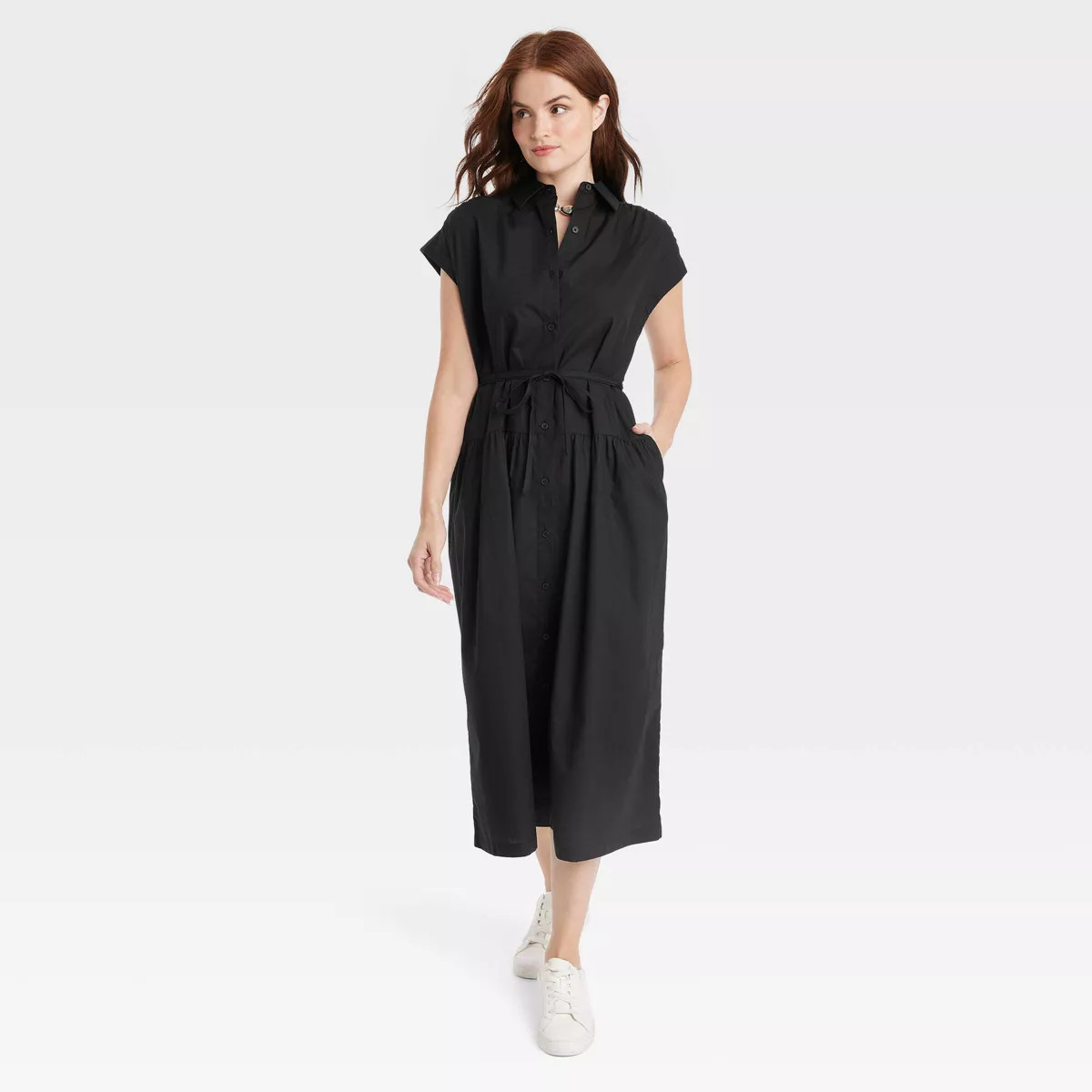 Women's Short Sleeve Midi Dress - A New Day™ | Target