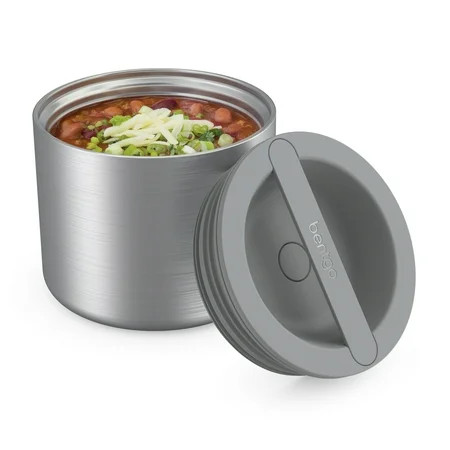 Bentgo® Stainless Insulated Food Container - Triple Layer Insulation Leak-Proof Lid Wide Mouth Desig | Walmart (US)