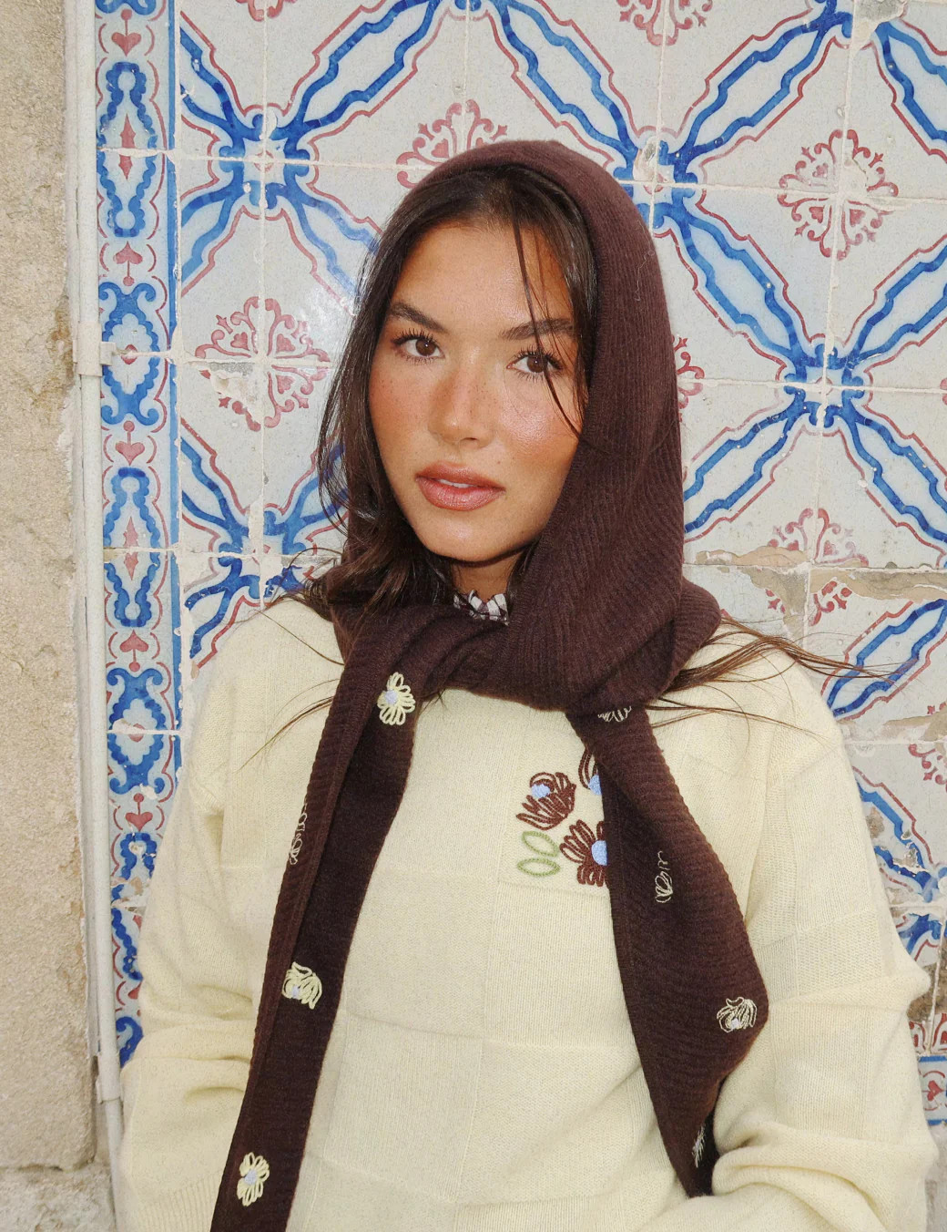 NC x TBCo Brown Wool Hood | Nobody's Child