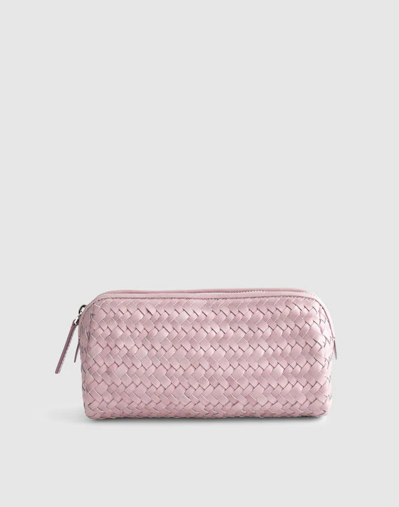 The Signature Woven Zip Pouch | Madewell