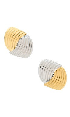 Galley Los Angeles Bruer Earrings in Gold & Silver from Revolve.com | Revolve Clothing (Global)