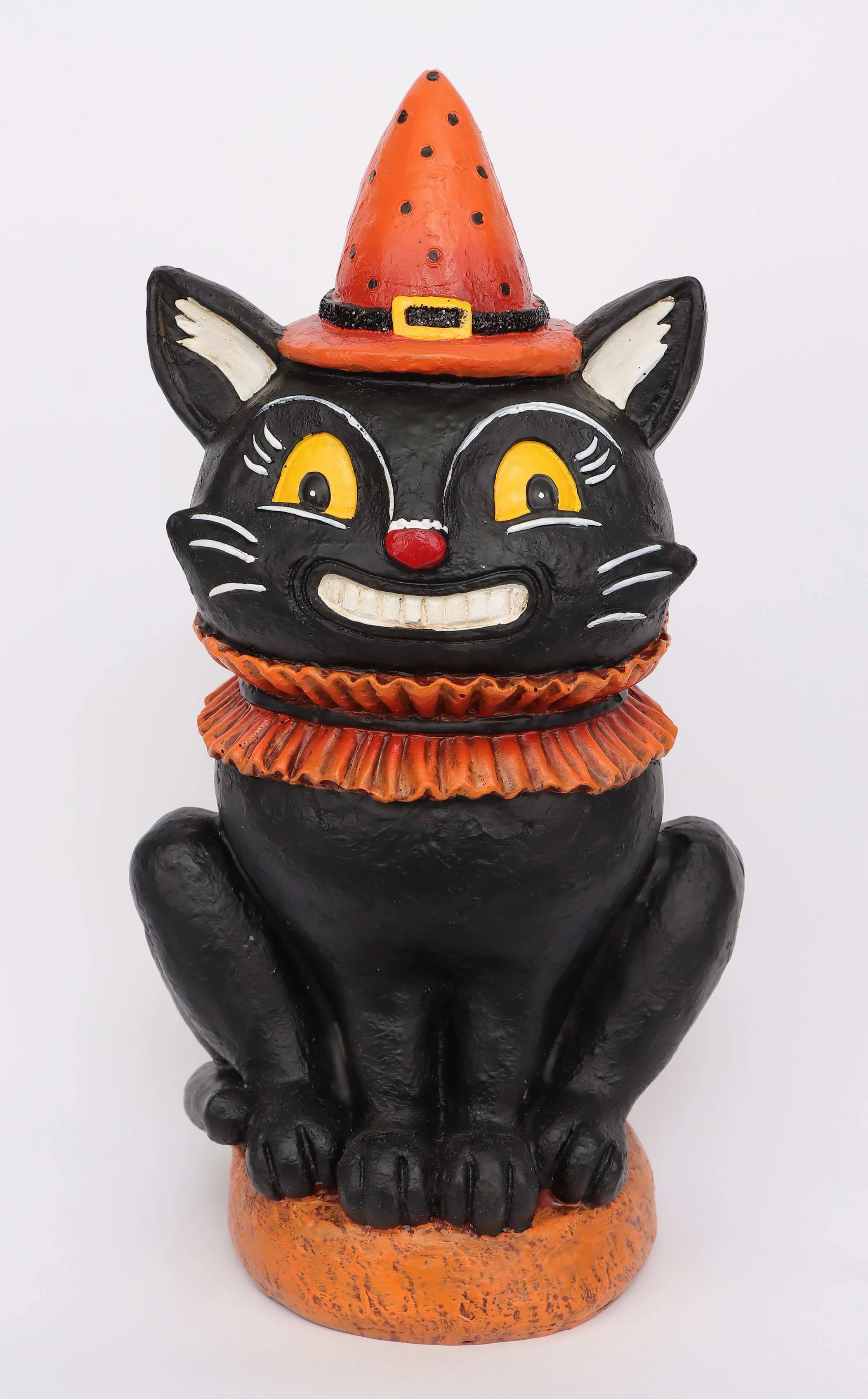 Way To Celebrate Halloween Tabletop Decoration, Black Cat - Walmart.com | Walmart (US)