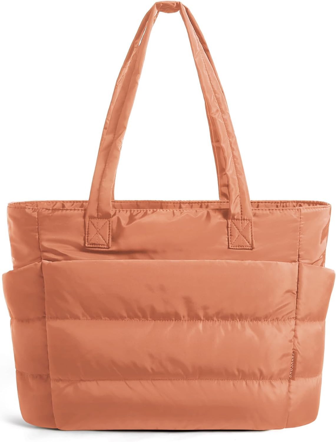 BAGSMART Puffy Tote Bag for Women, Lightweight Work Tote Handbag | Amazon (US)