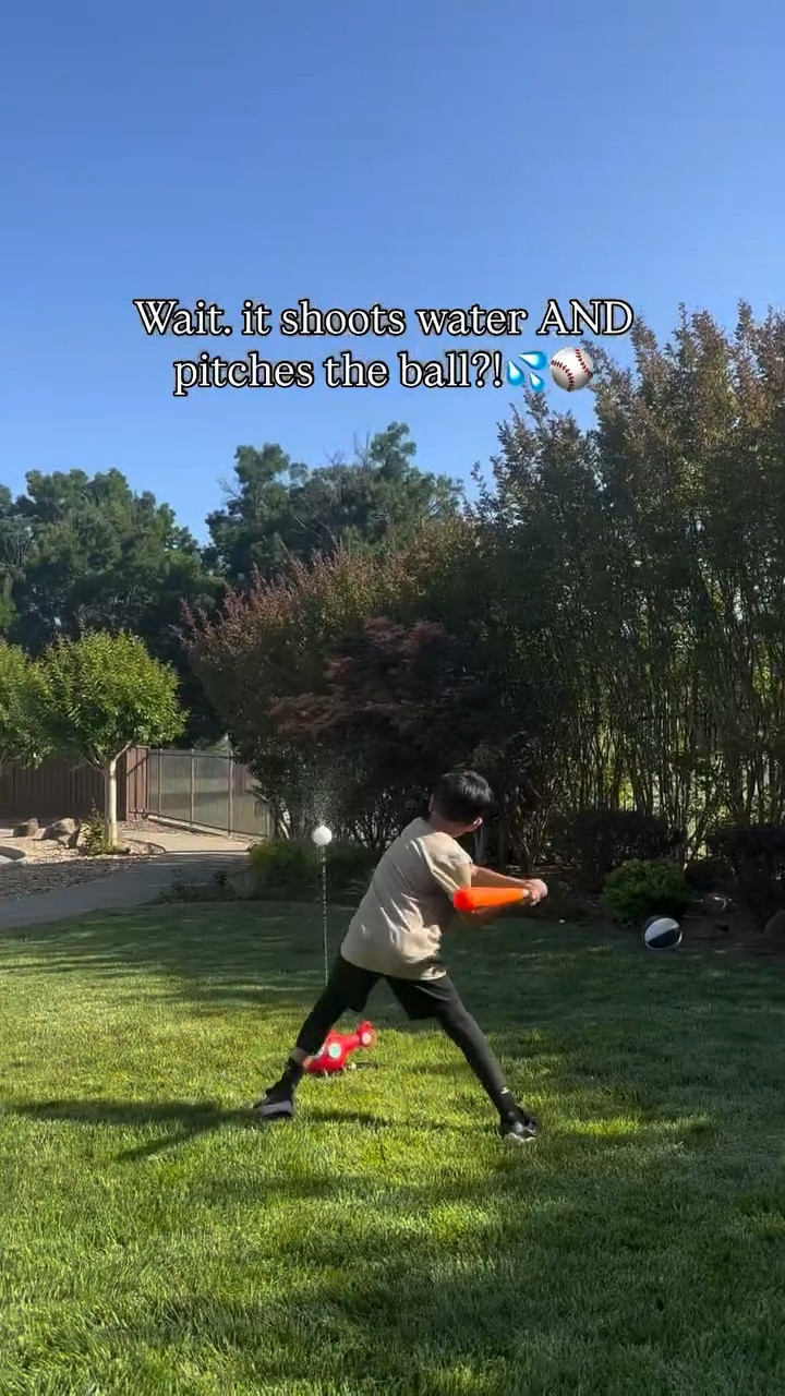The kind of summer play that feels like childhood magic ☀️💦⚾

This water-powered baseball toy has been the easiest way to get my kids outside and actually staying outside 🙌

No complicated setup, no constant “I’m bored”… just simple, active fun that keeps them moving and laughing for hours 🥹

Save this for warm-weather days + follow for more simple kids play ideas ✨

#momfinds #kidsactivites #summertime #toddleractivity #kidsplaytime

#LTKKids #LTKSwim #LTKmomlife