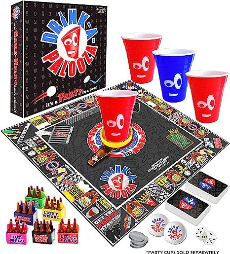 DRINK-A-PALOOZA Drinking Games: Board Games for Adults Party and Game Night – Party Games for A... | Amazon (US)