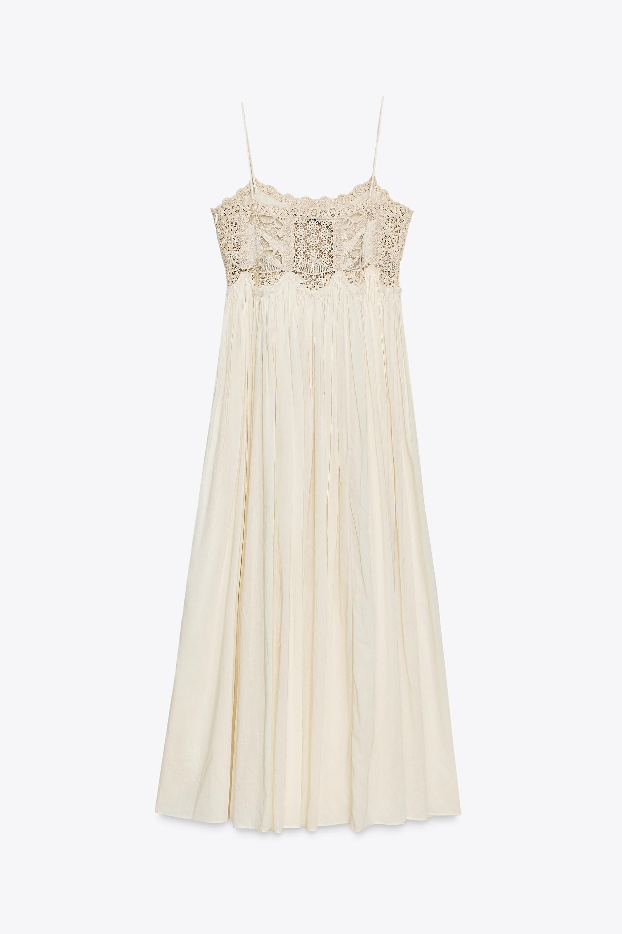 ZW COLLECTION CROCHET STRAP DRESS | Zara US