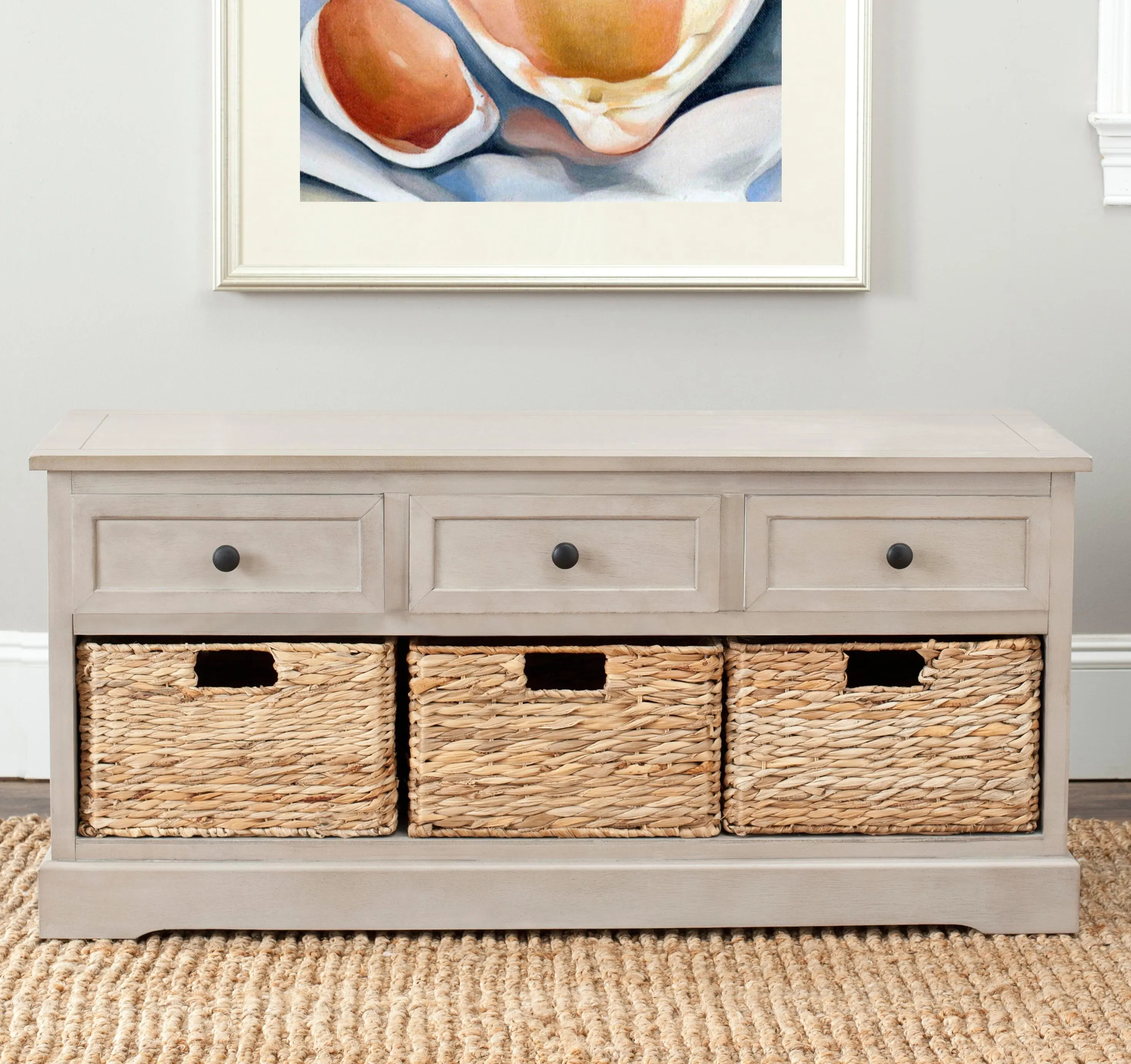 Safavieh Damien 3 Drawer Storage Bench | Ashley | Ashley