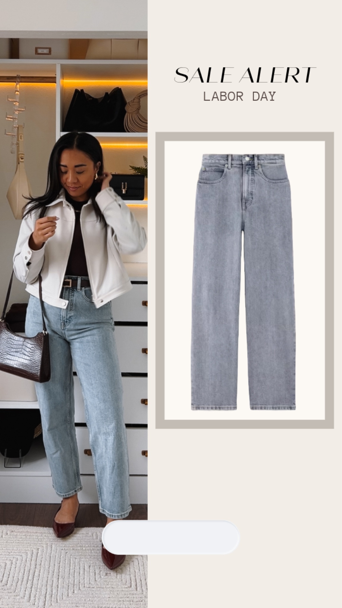 Everlane jeans on sale for Labor Day 🤎

#LTKFindsUnder100 #LTKStyleTip