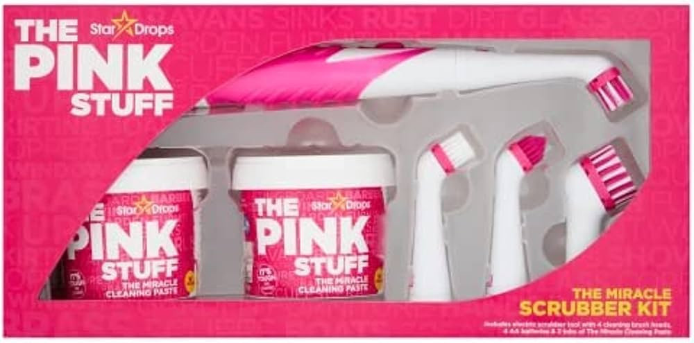 Stardrops - The Pink Stuff - The Miracle Scrubber Kit - 2 Tubs of The Miracle Cleaning Paste With... | Amazon (US)