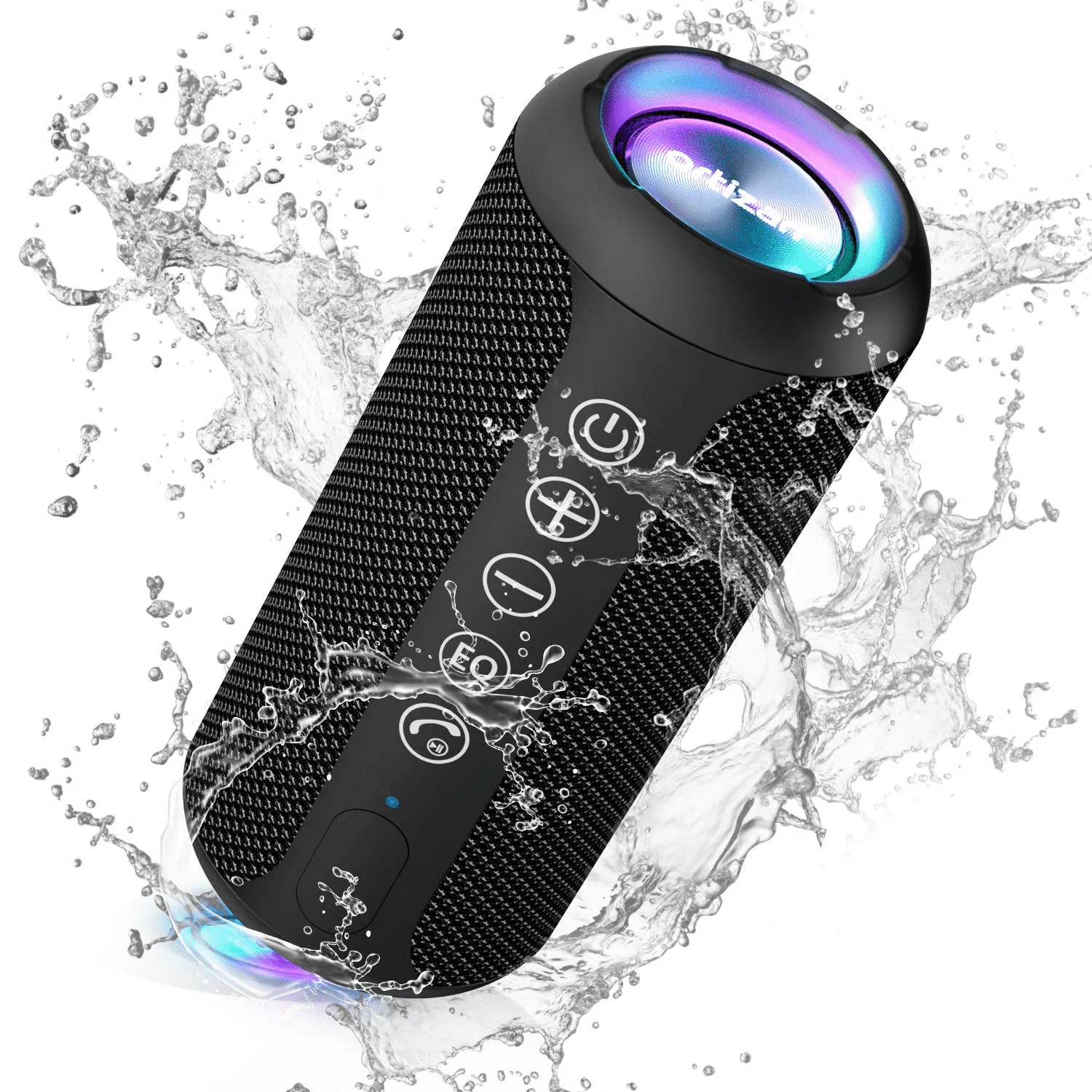 Ortizan X10B Portable IPX7 Waterproof Wireless Bluetooth Speaker with 24W Loud Stereo Sound, 30H ... | Walmart (US)