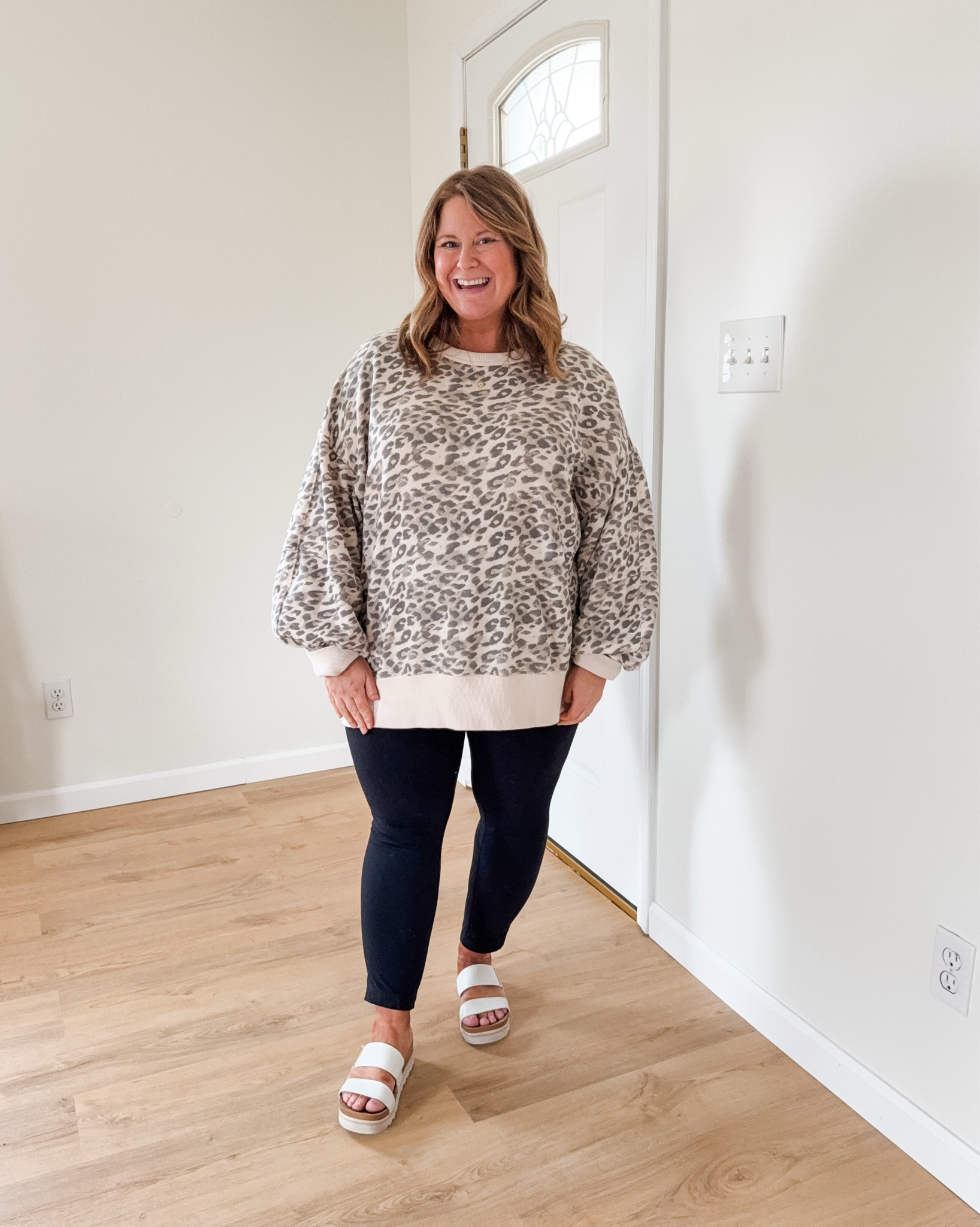 Aerie sale - my fav sweatshirts ! 

Wearing a large in all sweatshirts I except the blue snap (XL). Usually I wear a large in this one too but I sized up for the bump.  My leggings are Colorfulkoala XL. 

#LTKSaleAlert #LTKMidsize #LTKBump