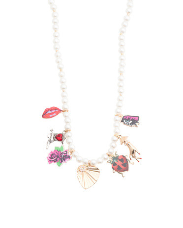 Pearl Charm Necklace | TJ Maxx