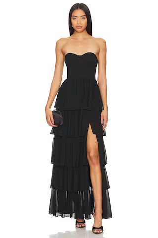 Lovers and Friends Hattie Gown in Black from Revolve.com | Revolve Clothing (Global)