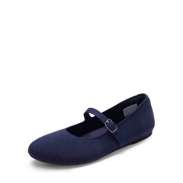 Ascenelle Breathable Arch Support Strap Flats Knit Edition | Dream Pairs