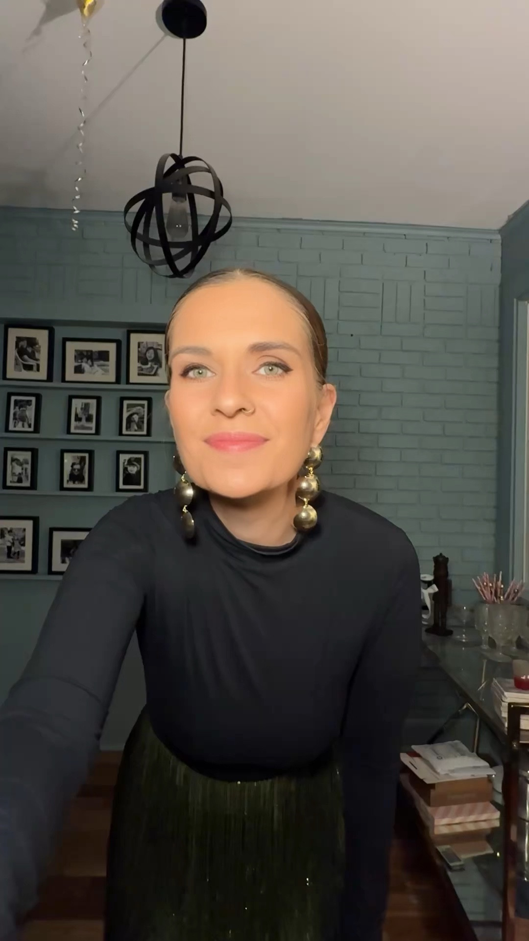 Zara sequin fringe skirt. Runs tts. Wearing small 

#LTKHoliday #LTKSeasonal #LTKOver40