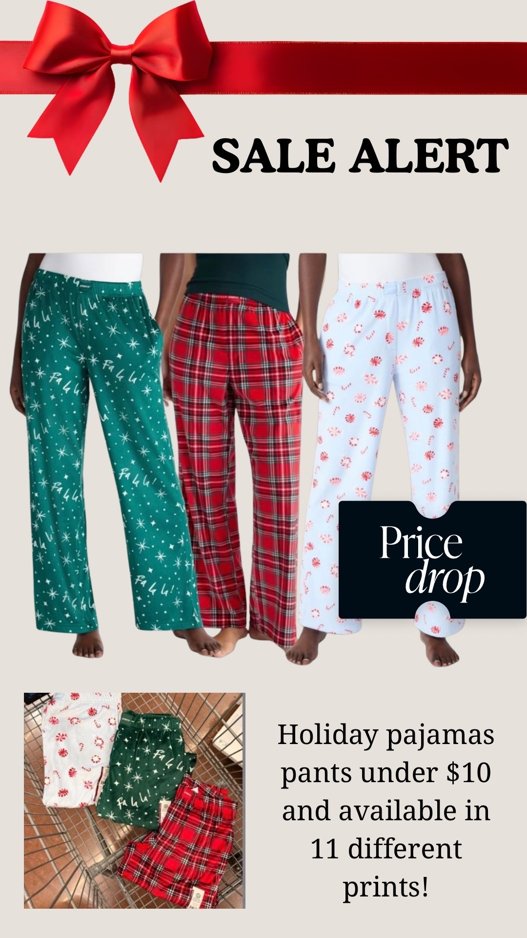 Holiday pajamas pants under $10!! 🎄 

#LTKHoliday #LTKFindsUnder50 #LTKSaleAlert
