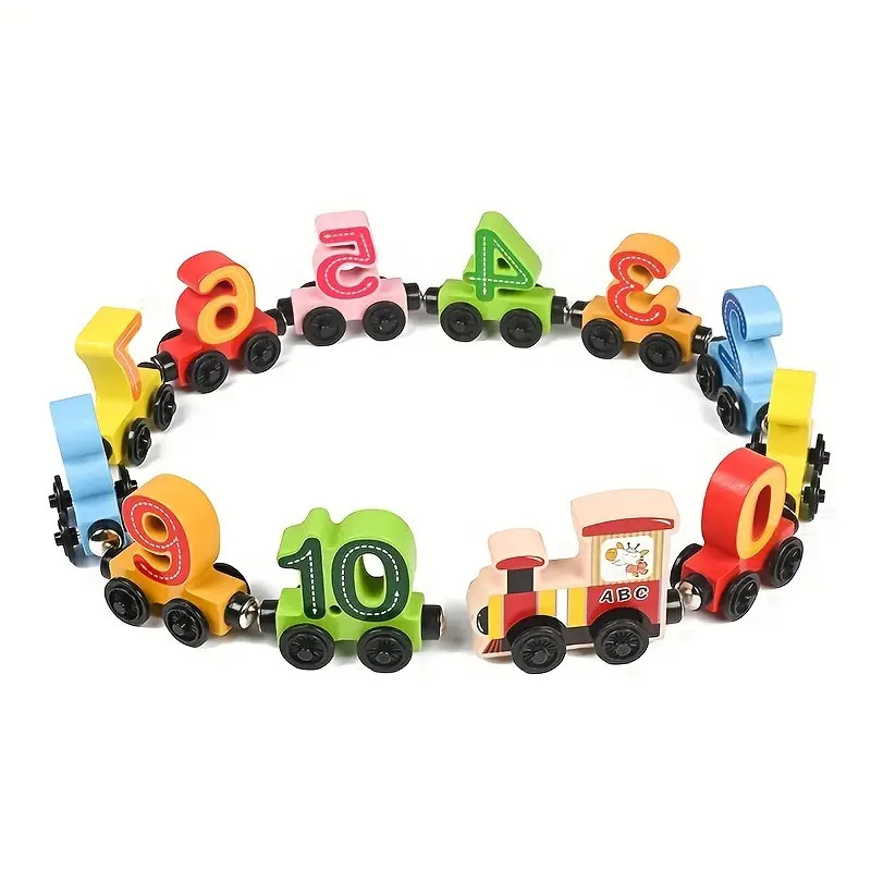 Magnetic Digital Train Childrens Puzzle Magnetic Assembly - Temu | Temu Affiliate Program