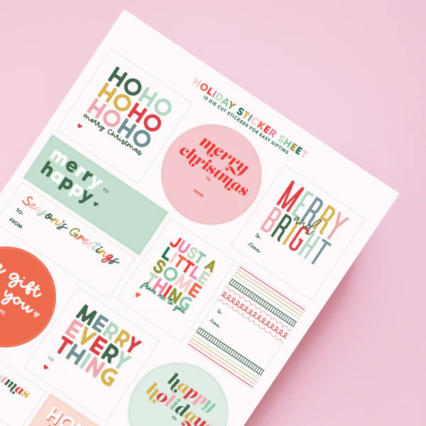 Holiday Gifting Sticker Sheets (Set of 2) | Joy Creative Shop