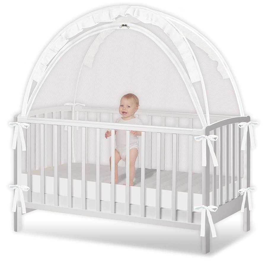 Crib Tent - Crib Net to Keep Baby in, Stop Baby from Climbing Out of Crib, Pop Up Crib Tent with ... | Amazon (US)