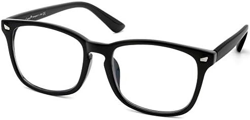 Cyxus Blue Light Glasses Square Computer Eyewear Clear Lens Eyeglasses Frame | Amazon (US)