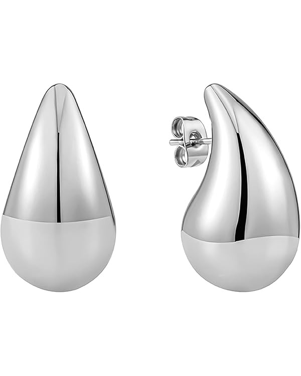 Boucles d'oreilles goutte d'eau pour femmes I Dupes boucles d'oreilles en acier inoxydable à hau... | Amazon (FR)