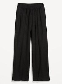 High-Waisted Linen-Blend Wide-Leg Pants | Old Navy (US)
