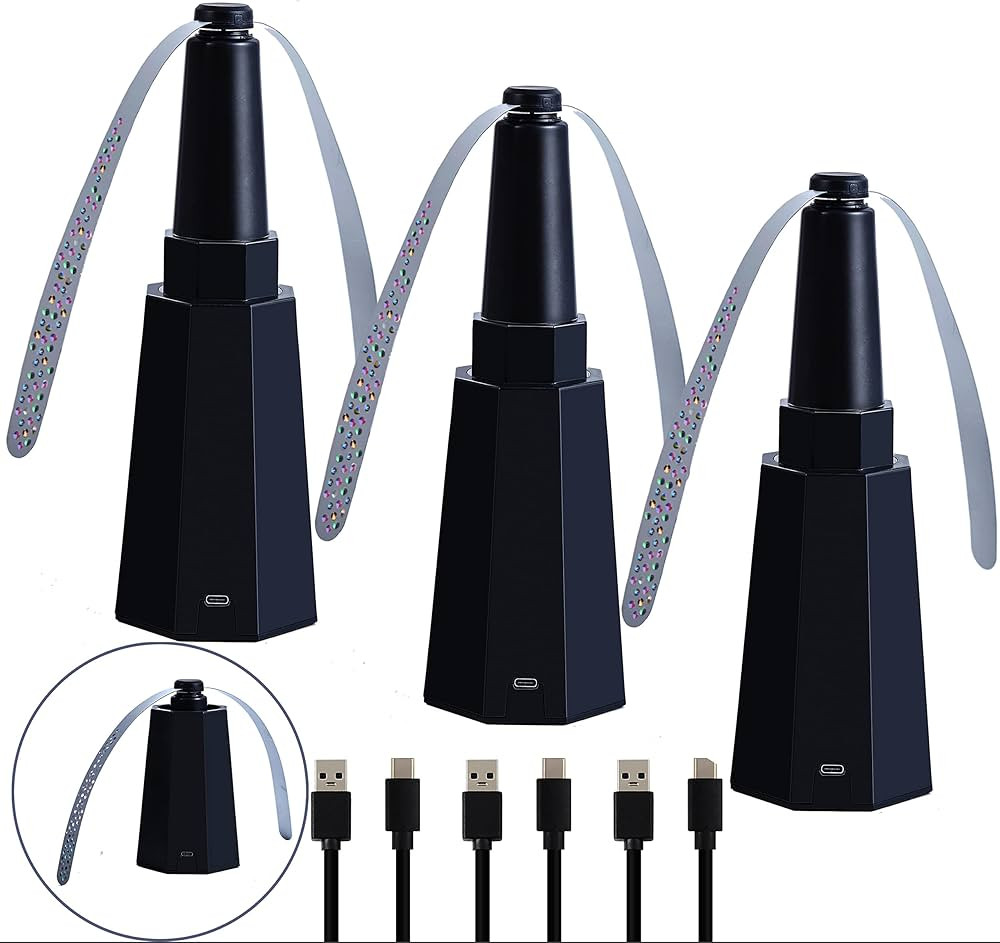 3PCS Fly Fans for Table, Retractable Food Fan for Indoor Outdoor Meals, Food Spinning Fan for Pic... | Amazon (US)