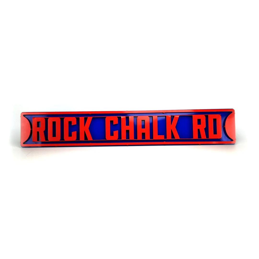 Kansas Rock Chalk Rd 3D Street Sign - Etsy | Etsy (US)