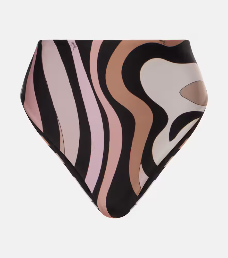 Pucci Marmo high-rise bikini bottoms | Mytheresa (US/CA)