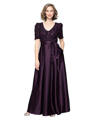 Women's Catherine Long V-Neck Empire Waist Dress | Macy's