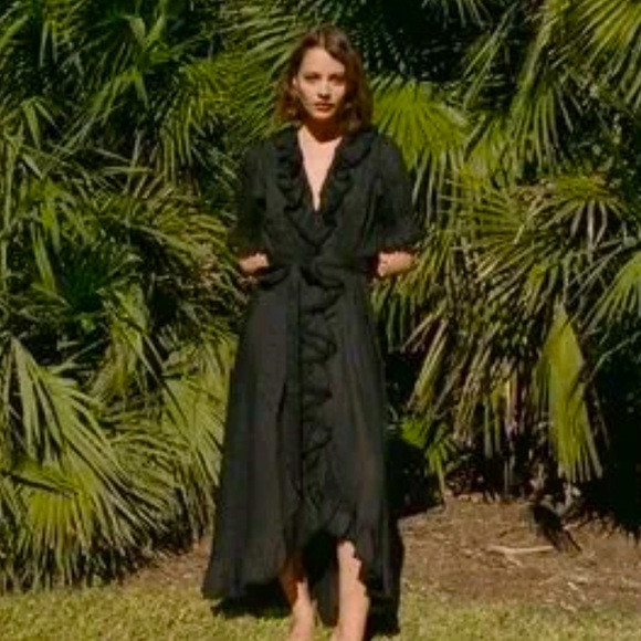 Doen Nanou Ruffle Wrap Midi Dress | Poshmark