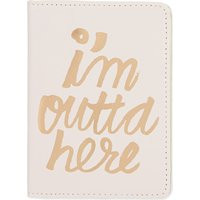 Bando The Getaway I'm Outta Here! passport holder | Selfridges