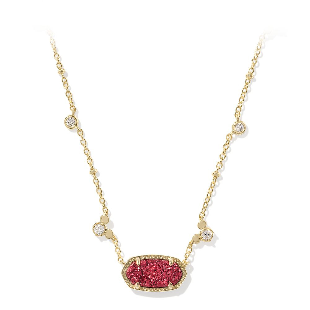 Mickey Mouse Elisa Necklace by Kendra Scott – Red | Disney Store | Disney Store