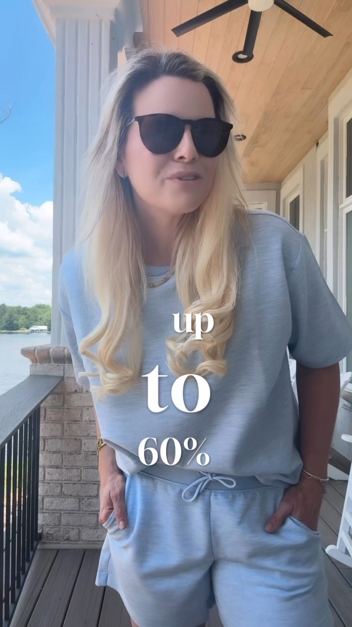 Say anything below and I’ll send all the details! One of my favorite brands is having their summer sale - up to 60% off. 
 
The matching sets are so so soft and perfect for running errands, hanging out, all the things. Love the matching sweatshirt with the banded hem and the little pocket. 

The tanks are so good for all the walking I do outdoors and of course I need comfy walking shorts and skirts. Also cute to throw on for all the walking Penny and I do together. If you need new activewear, this is such a good sale! 

Activewear, athleisure, summer sale 

#LTKFindsUnder50 #LTKSaleAlert #LTKStyleTip