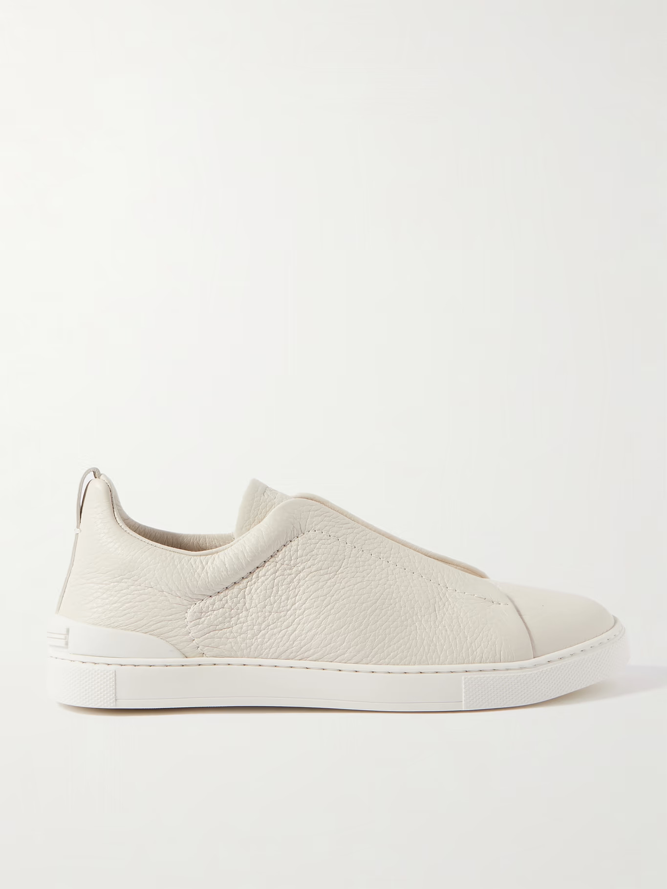 Triple Stitch™ Full-Grain Leather Slip-On Sneakers | Mr Porter (US & CA)