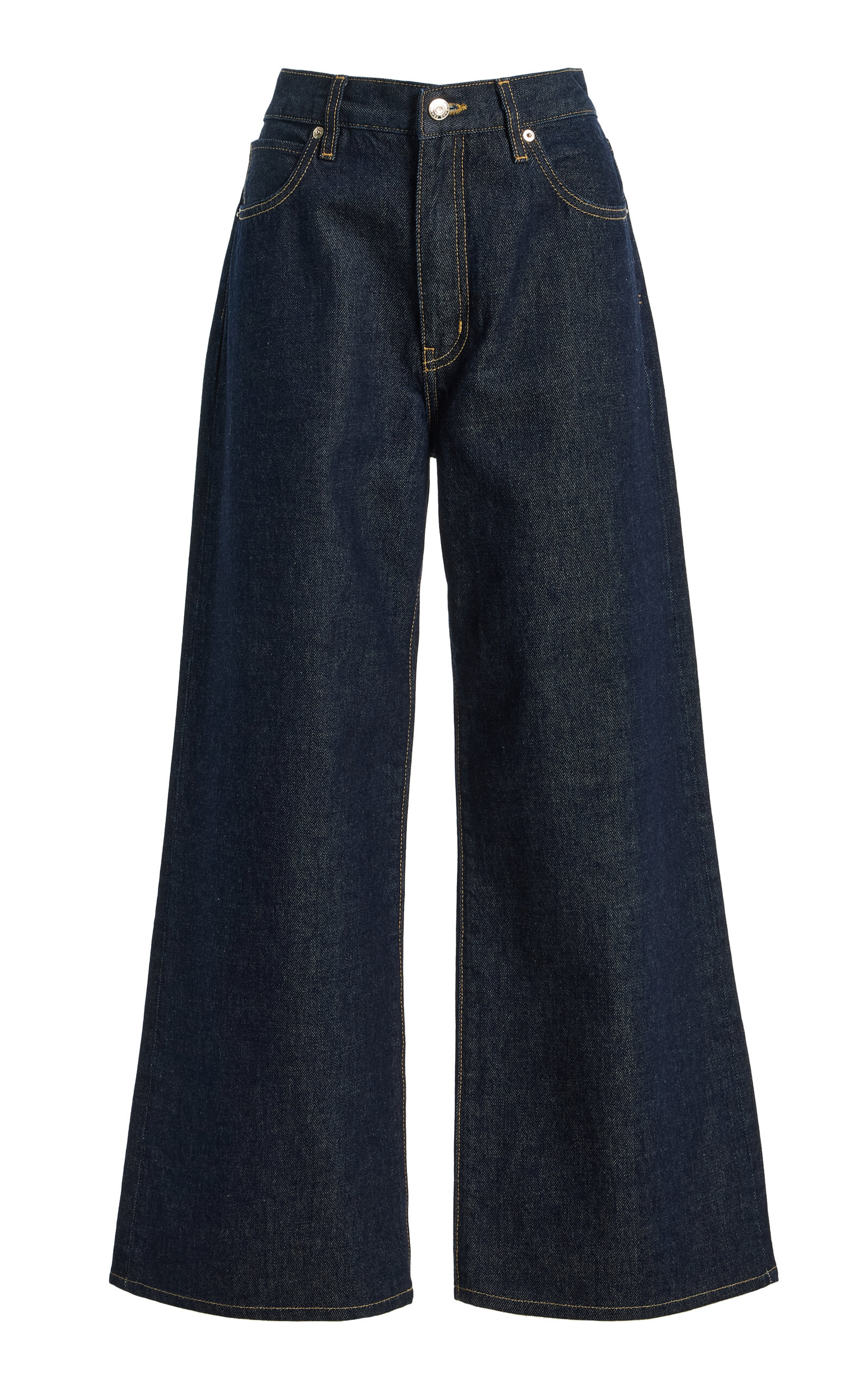 FRAME The Swing Rigid Mid-Rise Wide-Leg Jeans - Moda Operandi | Moda Operandi (Global)